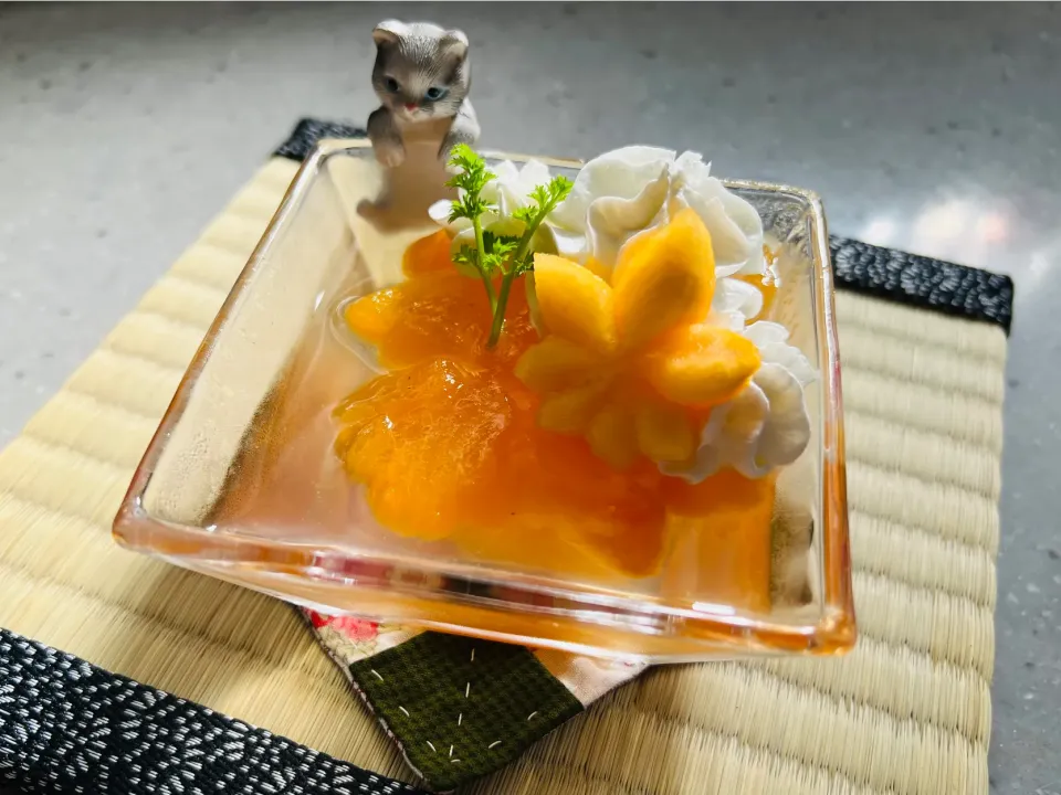 「柿のゼリー」|バシュランさん