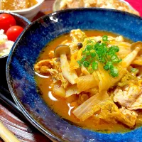 おかちさんの料理 白菜とベーコンのケチャップ煮🍀|おかちさん