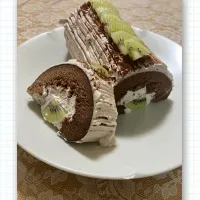 ココアロールケーキ|のあさん