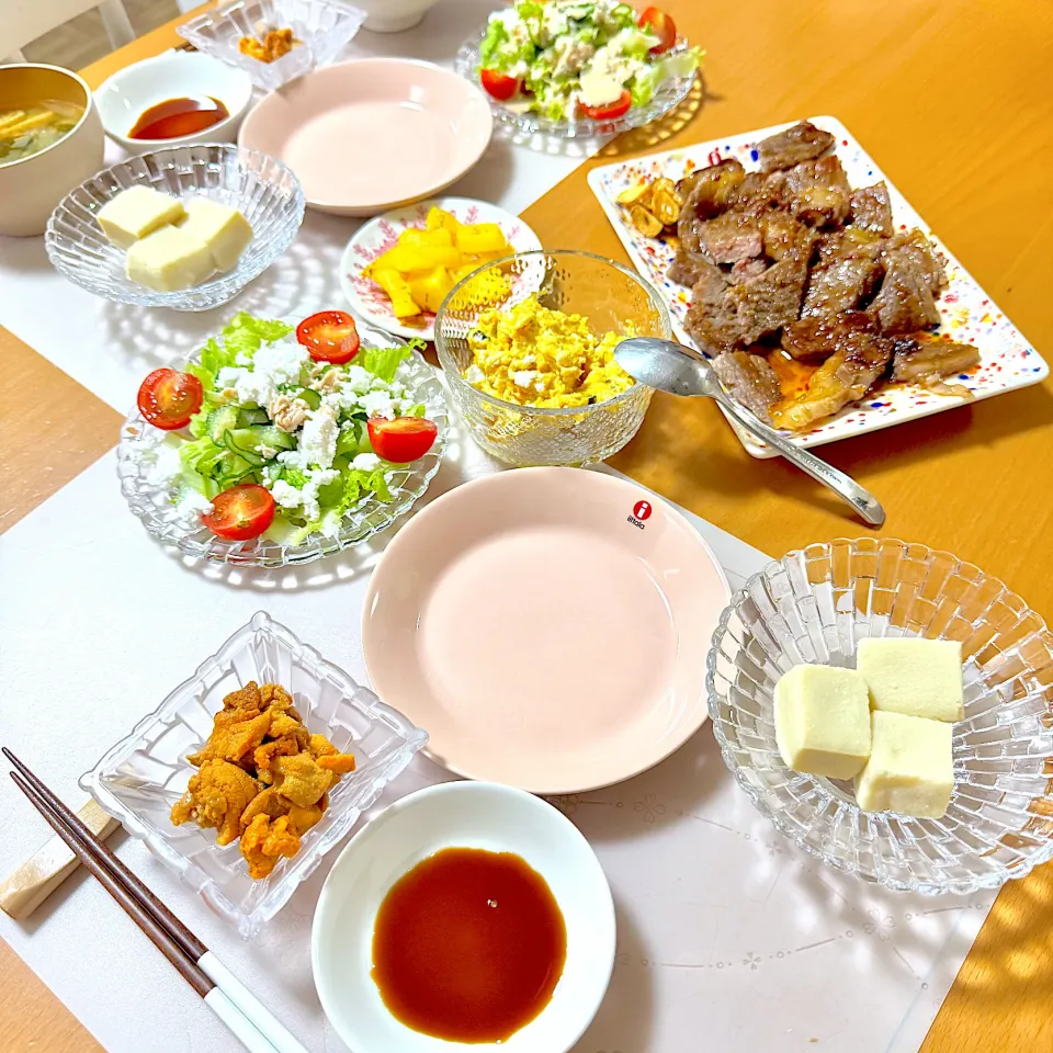 ステーキ🥩とウニ❤️|かなママさん