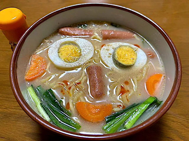 マルちゃん正麺🍜、ごま豆乳味❗️（╹◡╹）✨|サソリさん