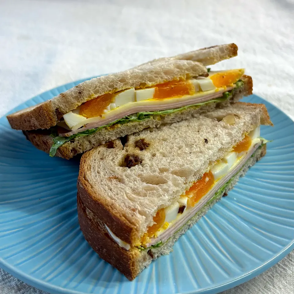 カレーマヨのサンドイッチ|かっちゃん杉さん