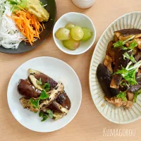 ナスだらけの晩ごはん