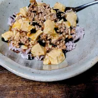 麻婆豆腐丼|クークマさん