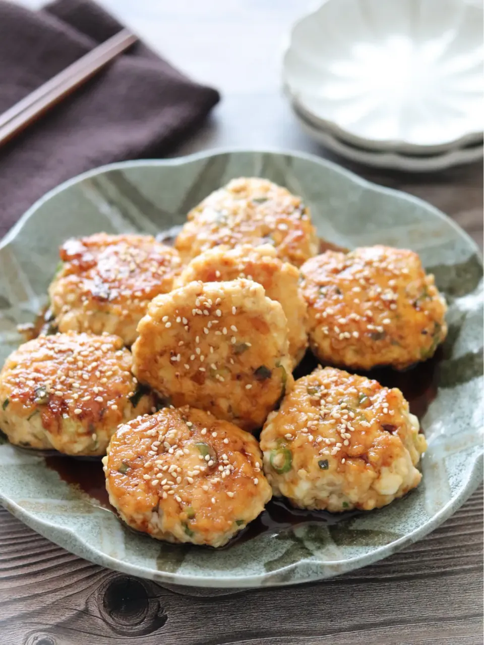 🆔512351                                                                   #ふわふわチキンバーグ照り焼きソース 💕|ともきーた (伊藤 智子)さん