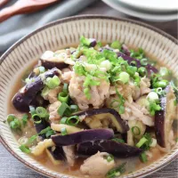 🆔511989                                                                  #.なすと豚肉の旨ダレみぞれ炒め煮 💕|ともきーた (伊藤 智子)さん