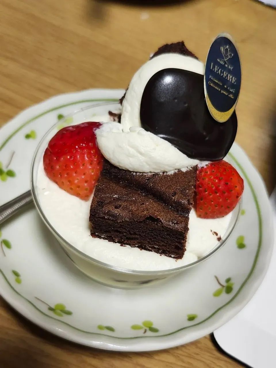 一日早い誕生日ケーキ🎂                                     商品名はクラシックショコラ      　　　　　　　甘くて美味しかった✋|AIKOさん