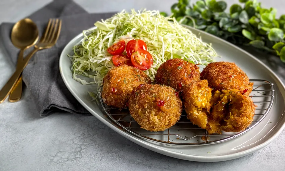 ココナッツミルクとかぼちゃのクリーミーコロッケ|ぱおのご飯さん