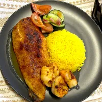 Hake and prawn| JPさん