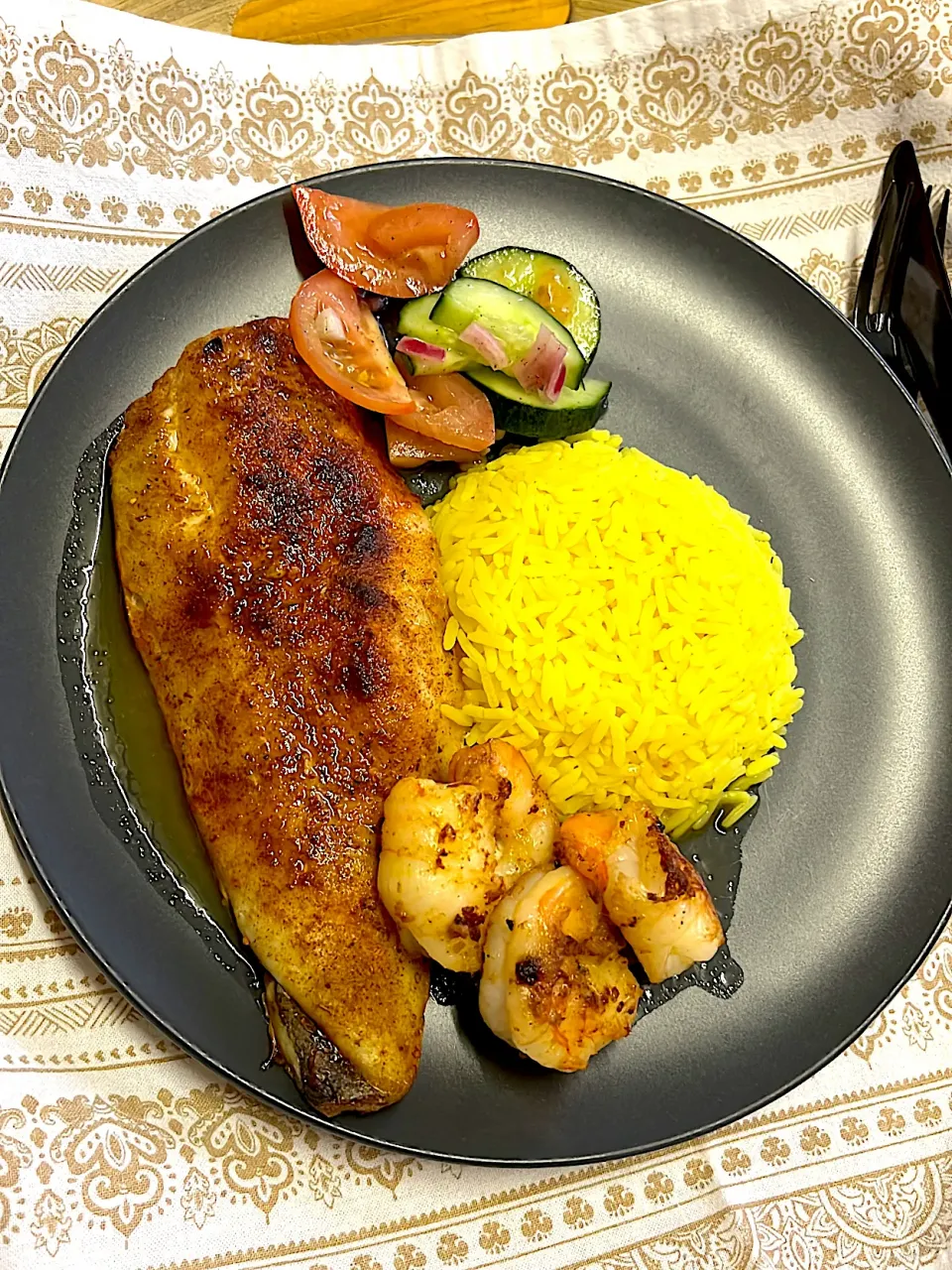 Hake and prawn|JPさん