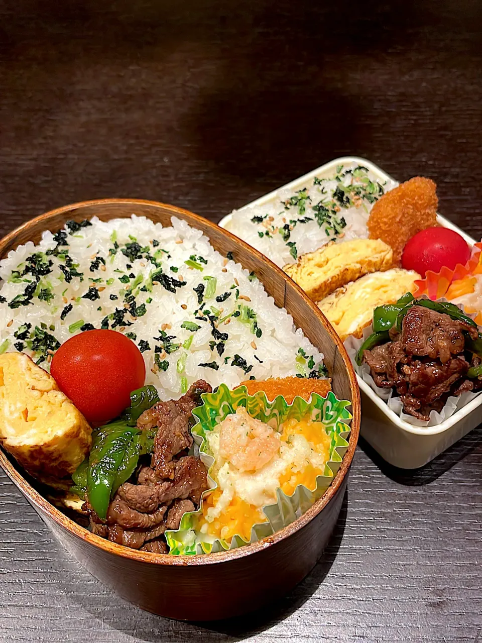 青椒肉絲風弁当|雑草シェリーさん