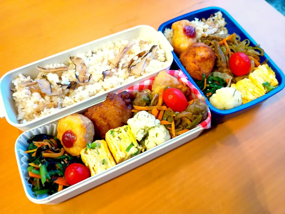 次男・私弁当|tamagomagomagoさん