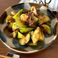 おかちさんの料理 たたききゅうりの梅味噌和え🥒