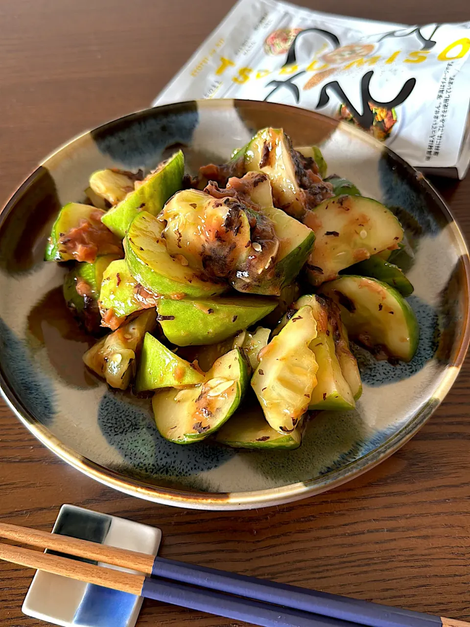 おかちさんの料理 たたききゅうりの梅味噌和え🥒|いっちゃんさん
