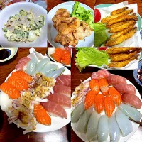 爺ちゃんの握り寿司🍣|えみちさん