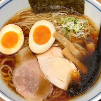 純鶏らーめん醤油味玉付き@直久/新橋|aaa..caさん