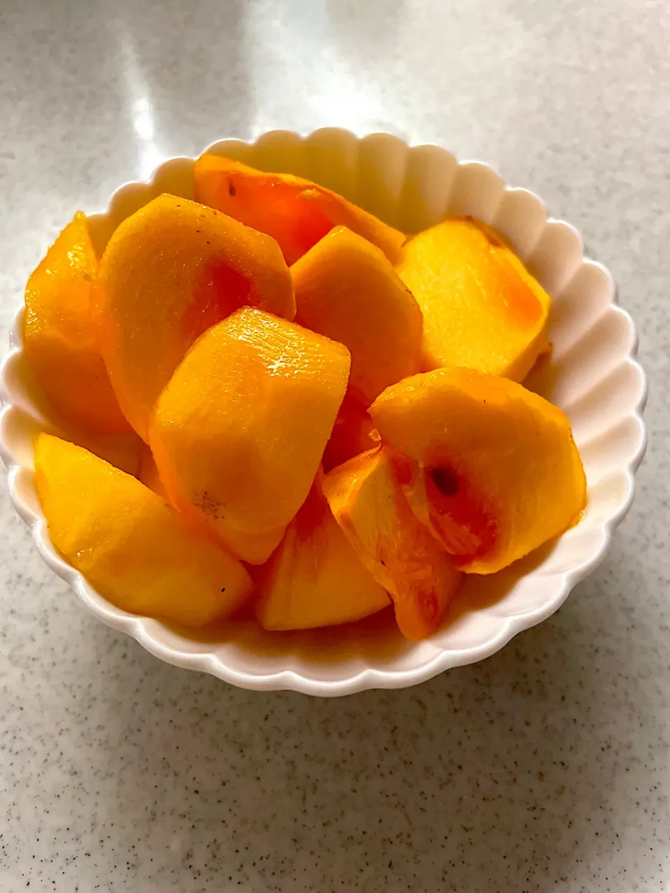 今が美味しい時期、柿♡|みーぬ | 楽しいお母さんの日々さん