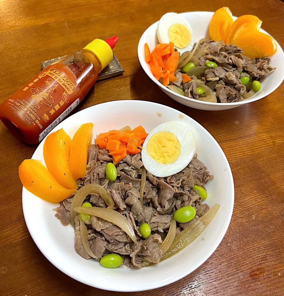 牛肉皿 牛丼の具＊シラチャーレッド|henryさん