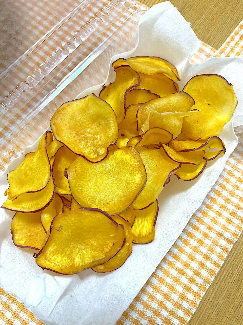 さつまいもチップス🍠畑のさつまいもで🧑‍🌾|1614さん