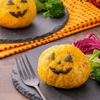 ジャック・オ・ランタンのクリーミーパンプキンライス|タカナシ乳業さん