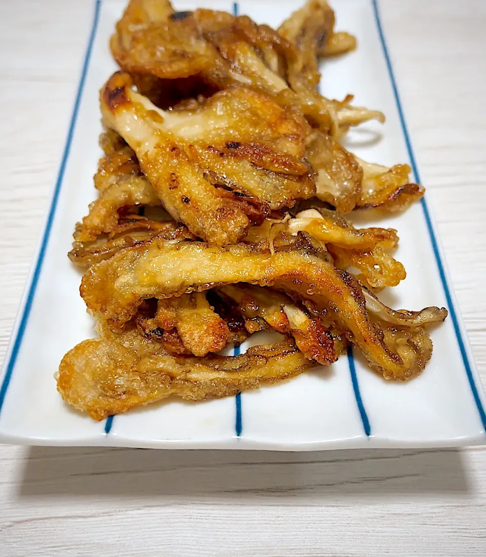 舞茸のカリカリ焼き|もっさんさん