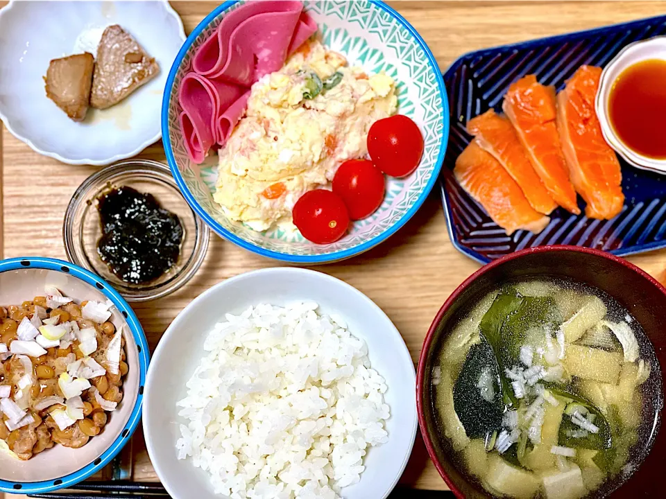 夕飯 ポテトサラダなど|ふわふわさん