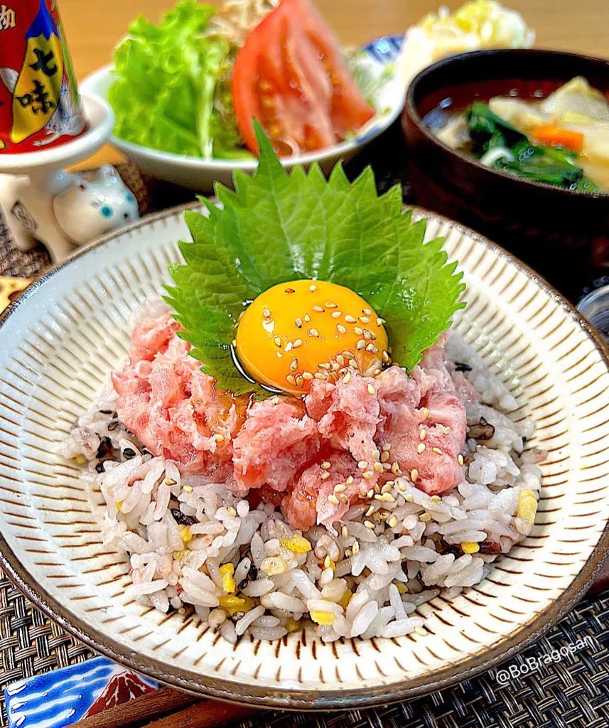 ネギトロ丼！|ラゴさん。さん