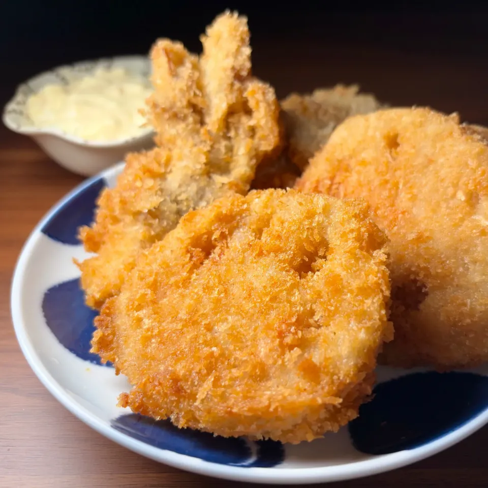 💫レシピ💫蓮根と舞茸の明太フライ|biskesさん