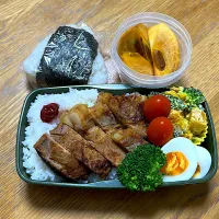 10/16 ポークソテー弁当|ゆさん
