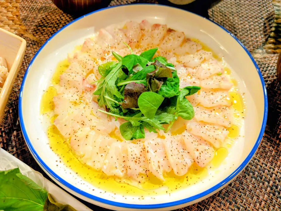 真鯛のカルパッチョ|yu-ruさん