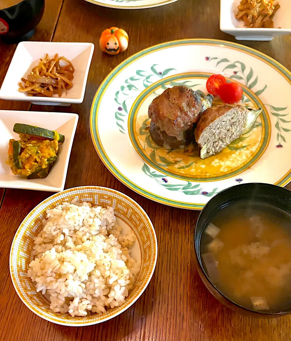 晩ごはん♯茄子のファルシ♯三國シェフ|小松菜さん