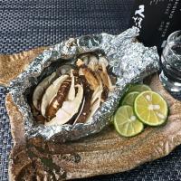 松茸としめじのホイル焼き