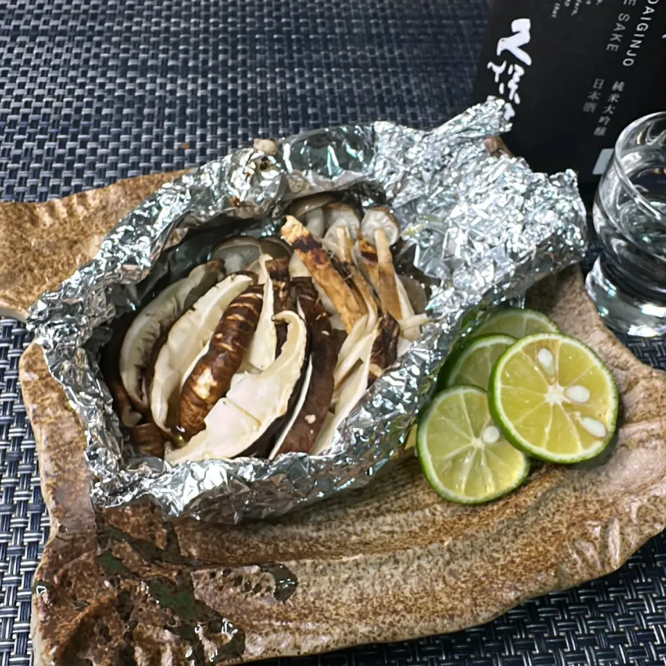 松茸としめじのホイル焼き|Taさん