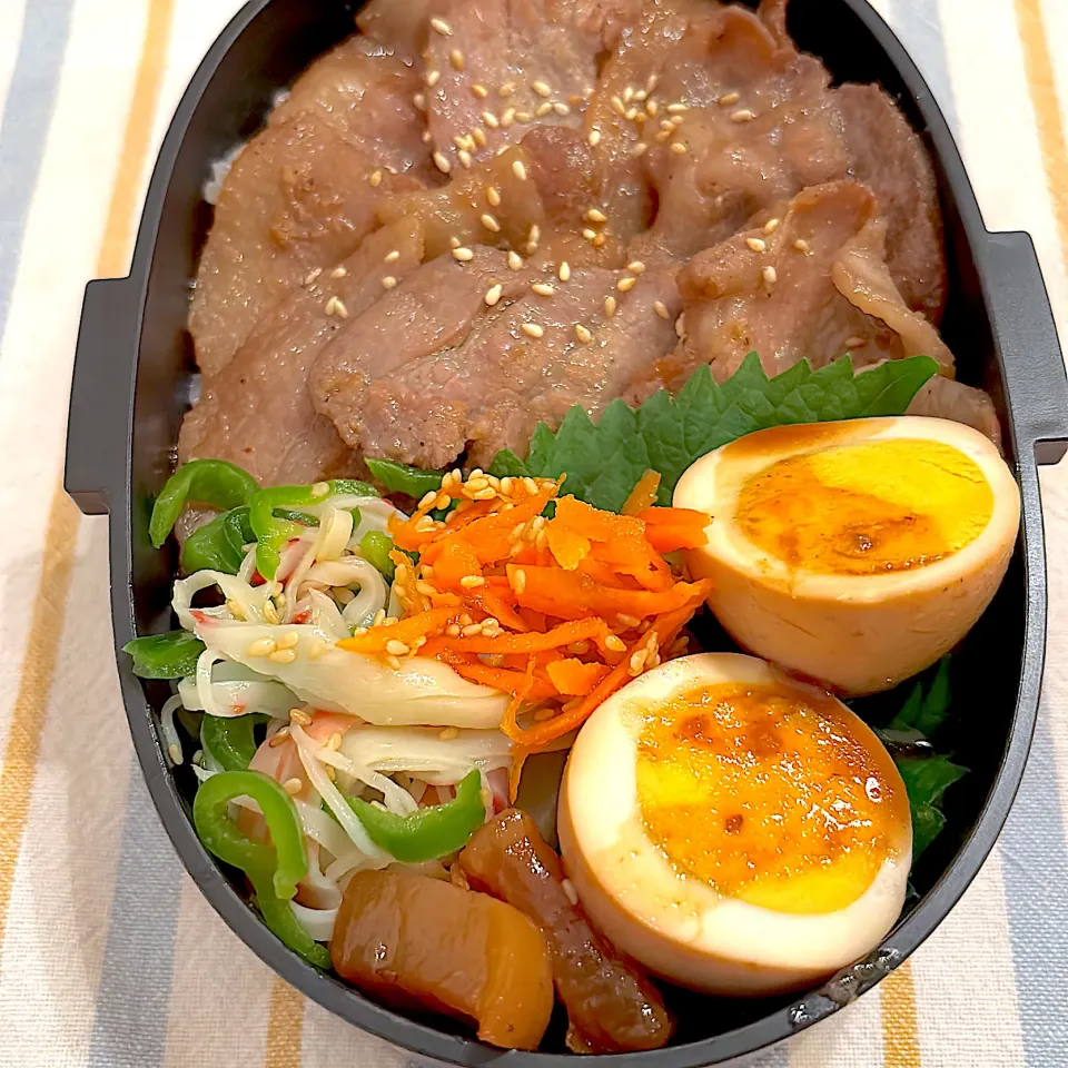 1021 はーぶー丼　男子高校生弁当|Riieeさん