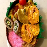 卵焼きのっけ弁当