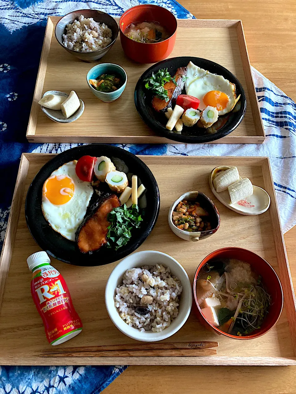 社員旅行前の栄養チャージ朝ごはん☀️|さくたえさん