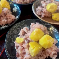 栗赤飯|さーたんさん