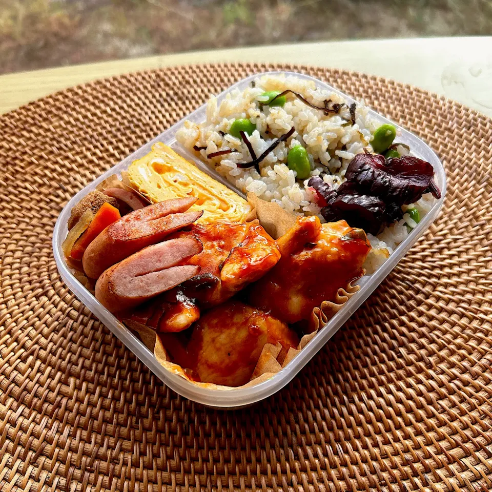 鶏むね肉のチリソース弁当✴︎|あやみんさん