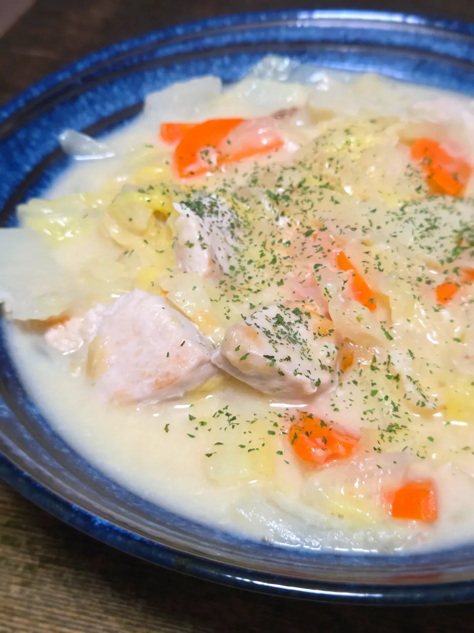 パパ作👨鶏胸肉と白菜のクリーム煮|ぱんだのままんさん