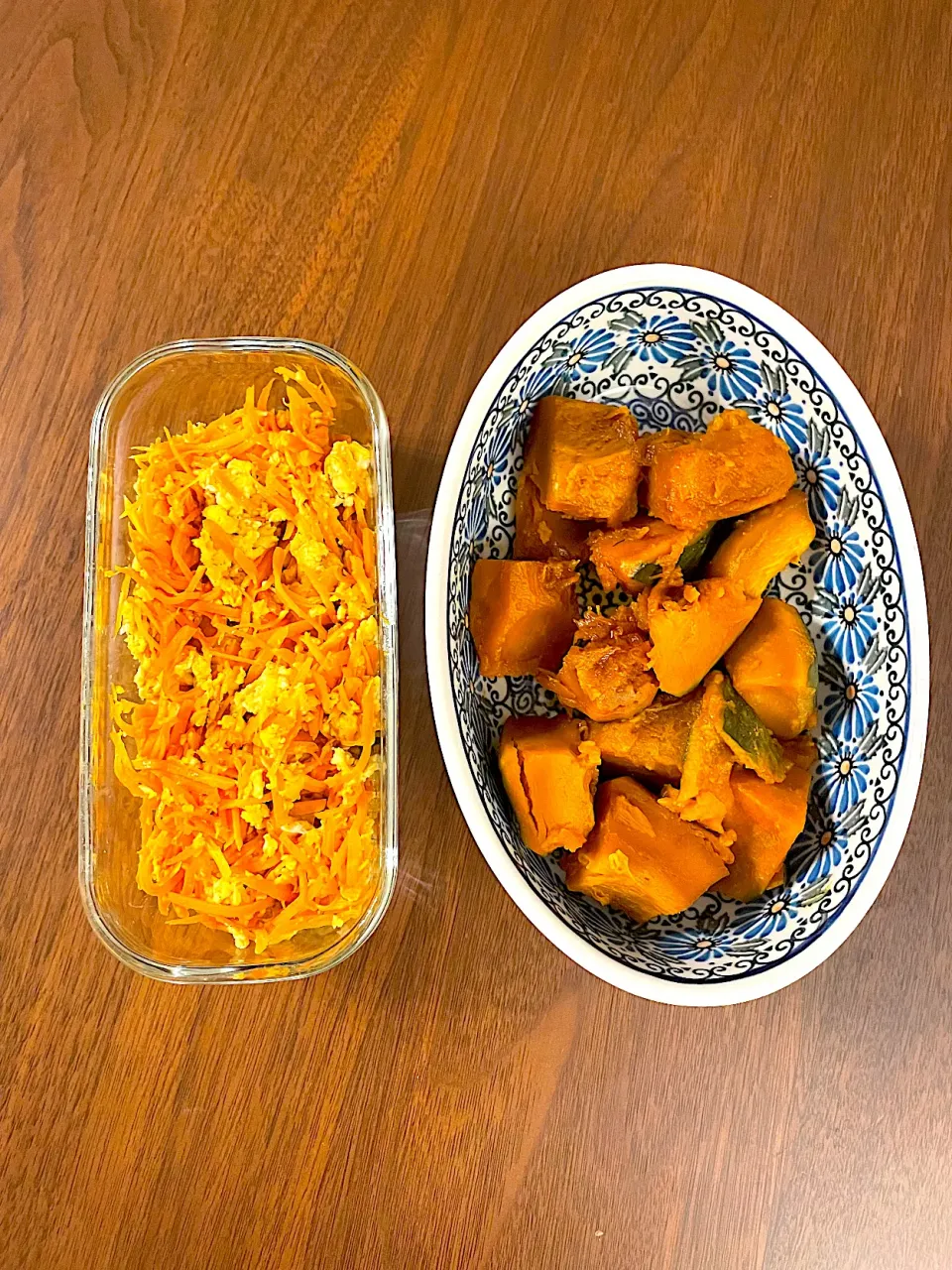 【作り置き】にんじんしりしり、カボチャの煮物|みーぬ | 楽しいお母さんの日々さん