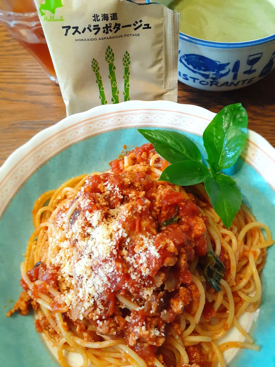 ハンバーグリメイクのミートソースパスタ🍝|fumfumさん