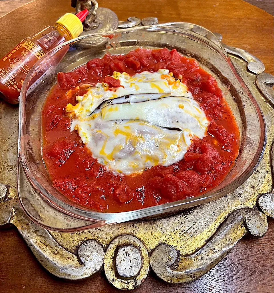 豚ロース🍆ナス🍅トマトミルフィーユ＊シラチャー|henryさん