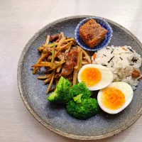 真菰と牛肉炒めプレート|kazさん