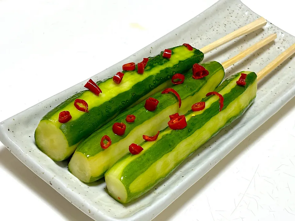 きゅうりのピリ辛1本漬け|イシュタール石井さん