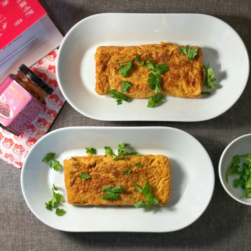 櫻花蝦煎蛋|まる(丸大豆)さん