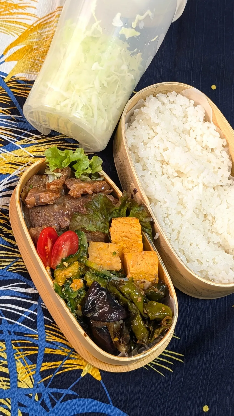 昨日のお弁当〜ハラミ焼肉弁当|f.1125beさん