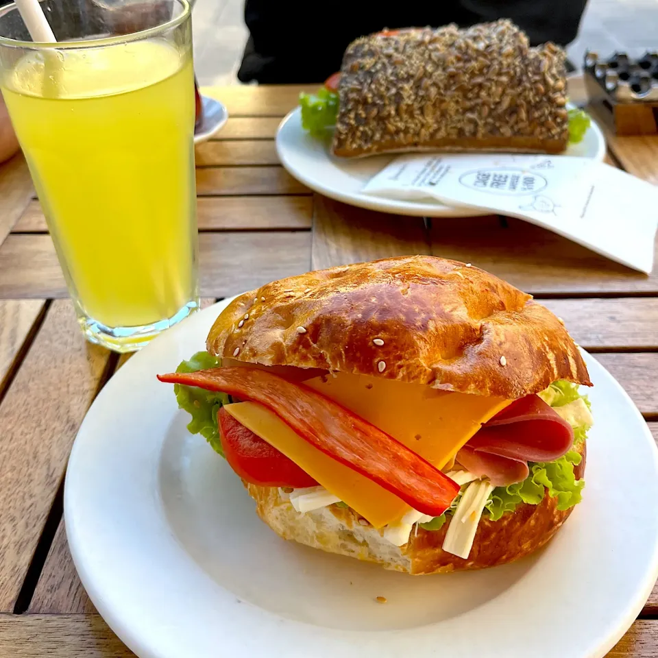 【イスタンブール】大きなサンドイッチとレモネード|きなこもちさん