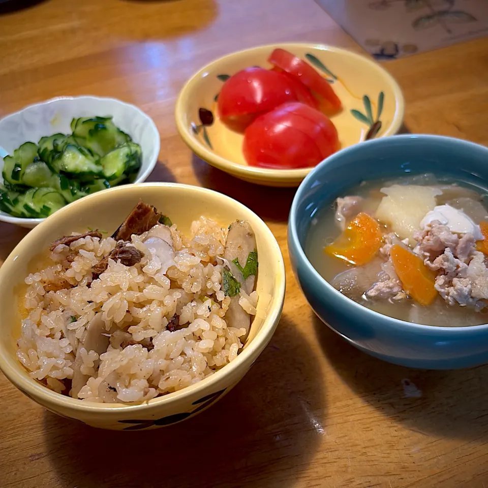 さんま飯で朝ごはん|もえさん