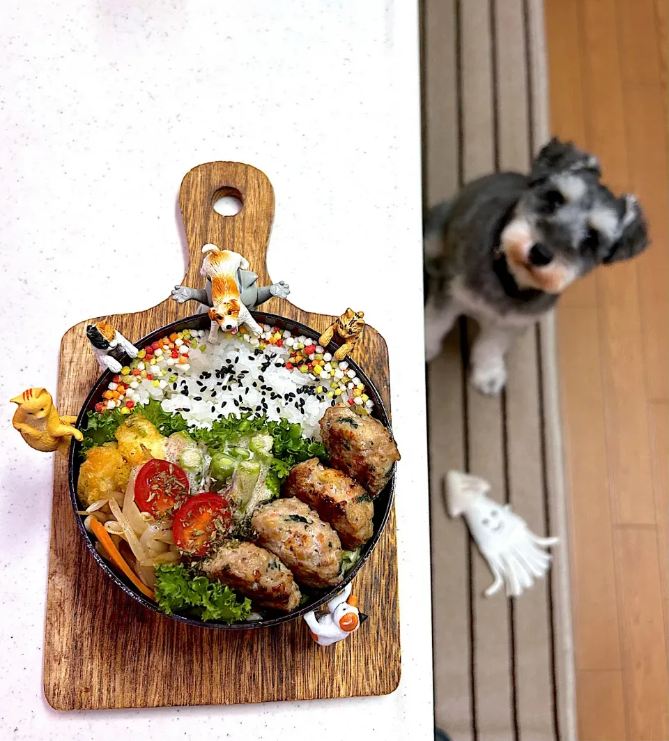 鶏つくね弁当|cafe3733さん