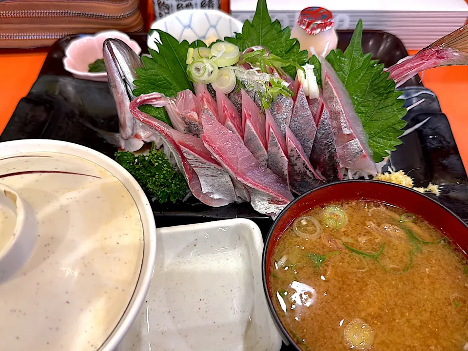 鯵刺身定食|玉川 敦さん